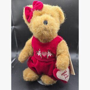 Vintage Boyds Bears Miss Hugaby 8" Bear w/ Hugs Heart #903038 NWT